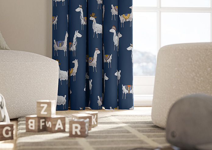 Alpaca, Indigo - Made to Measure Curtains - Image 5